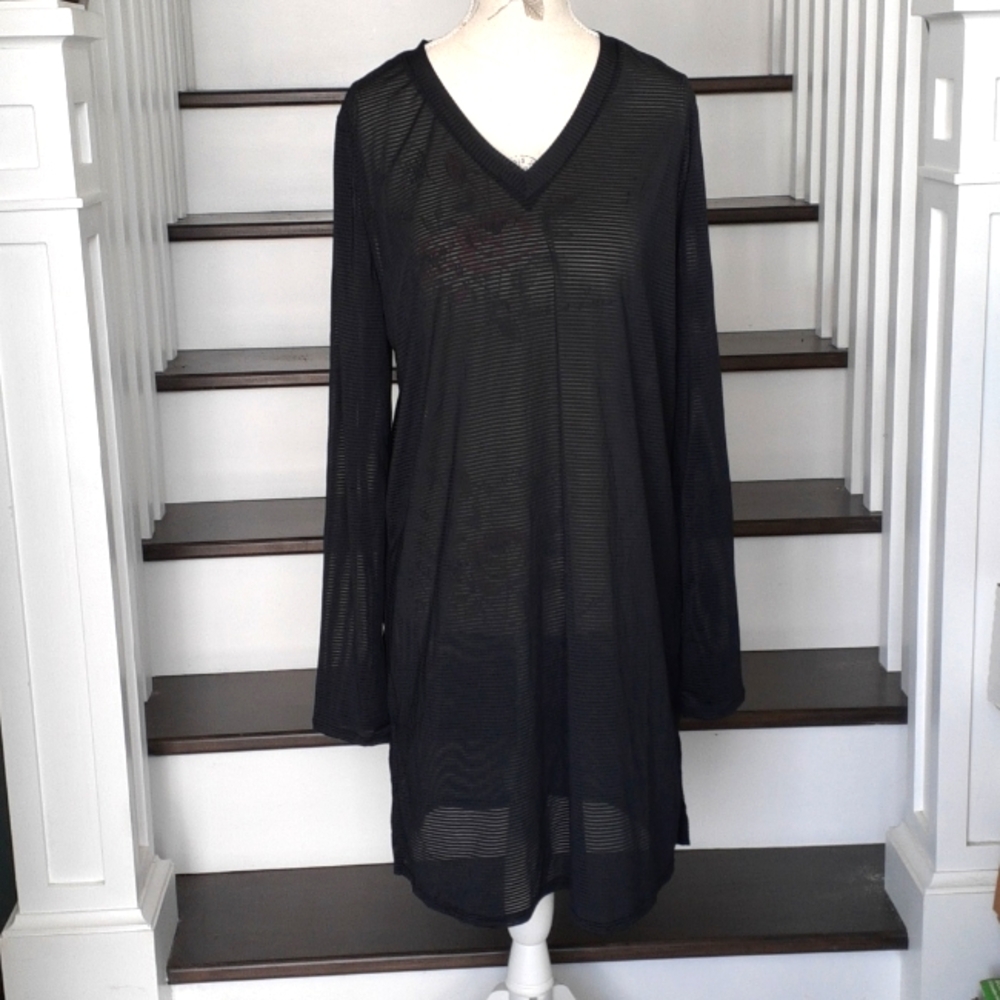 ^ Sheer black Liv Love Swim beach Coverup Cover Up